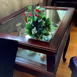 Holiday Mistletoe kissing ball